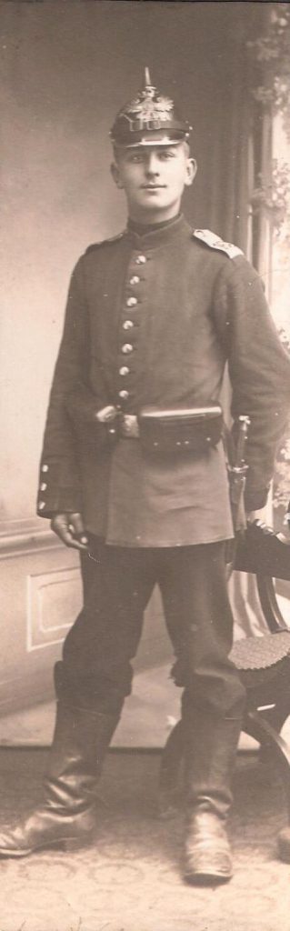 Heinrich Voß im September 1914